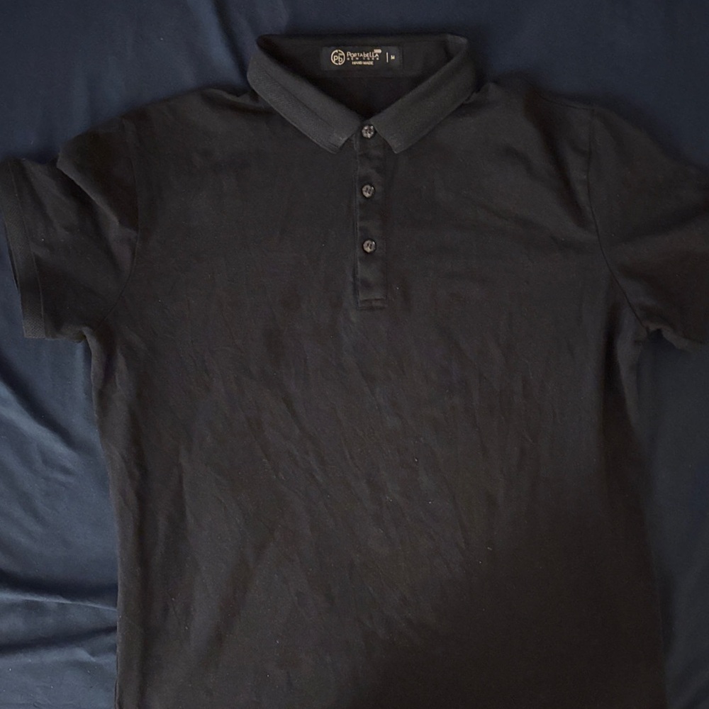 Men's Black Polo Shirt